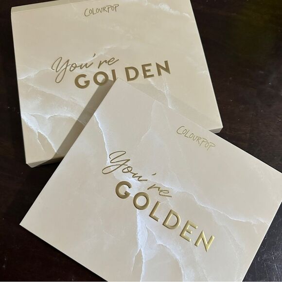 ColourPop You’re Golden 30 pan Eyeshadow Palette New in Box - Picture 2 of 10